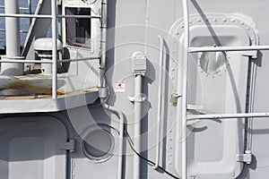 watertight bulkhead on navy ship