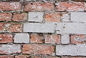 Grey painted and weathered brick texture