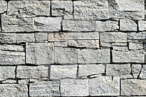 Grey pattern of decorative brown grey slate stone wall