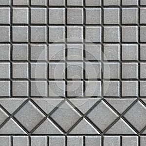 Grey Pave Slabs in the Form of Small Squares and photo