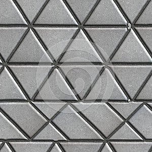 Grey Pave Slabs in the Form of Triangles and Other