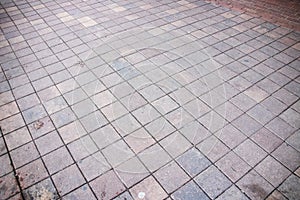 Grey paving slabs, abstract background or texture
