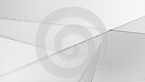 Grey polygonal video animation with circles texture