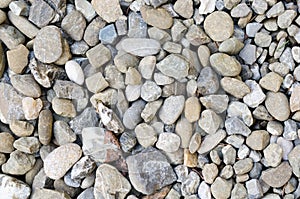 Grey rocks pebbles texture natural pattern gravel