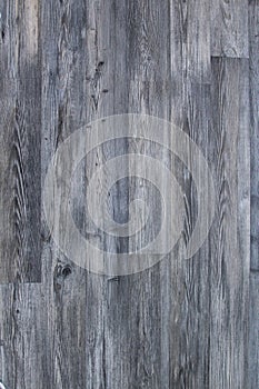 Grey seamless wooden shabby wall background. Grunge