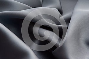 Grey silk fabric.This grey satin fabric is perfect for making fabric