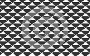 Grey and silver metallic triangles in an abstract background