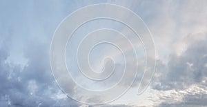 Grey sky background. Dark cloud and sky