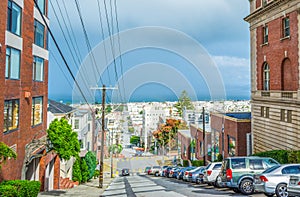 grey sky in San Francisco