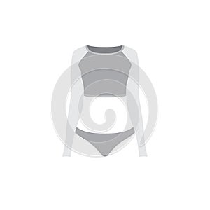 Grey sportswear mockup