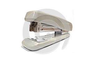 Grey Stapler isolated on white background