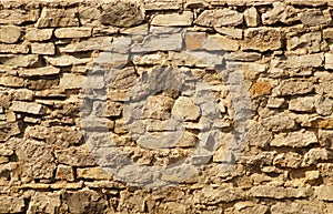 Grey stone wall background. Surface stone wall background.