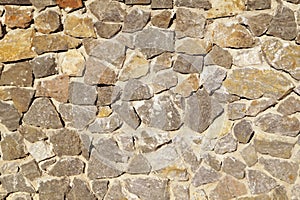 Grey stone wall background. Surface stone wall background.