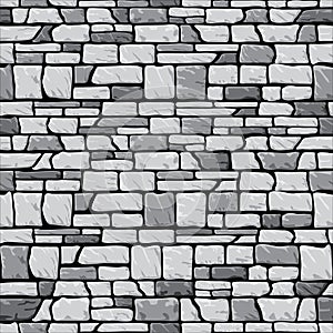 Grey stone wall seamless