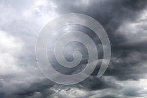 Grey storm clouds