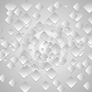 Grey tech geometrical vector background