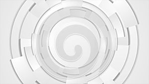 Grey technology futuristic gears video animation