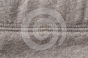 Grey Textile Seam Swatch