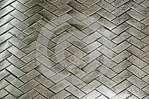 Grey tile floor background texture