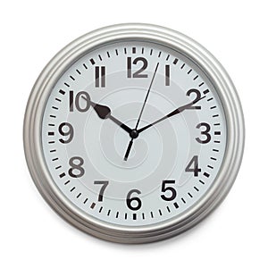 Grey Wall Clock