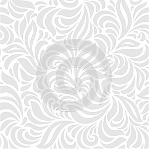 Grey and white abstract seamless pattern.