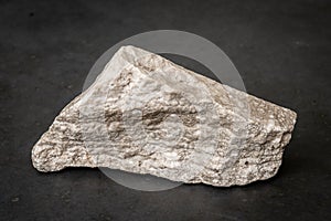 Grey and white anhydrite mineral precious stone