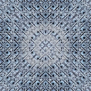 Grey white blue woven texture wall panel