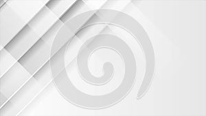 Grey white tech geometric abstract motion background