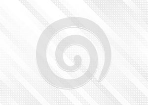 Grey and white tech geometric stripes abstract background