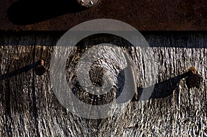 Grey Wooden fence - background textural grey rustic wooden fence.