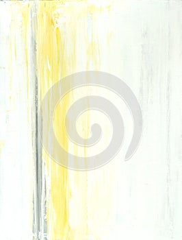 Grey and Yellow Abstract Art Painting