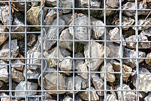 Grey Yellow Stone Wall Reinforced Metal Texture Macro