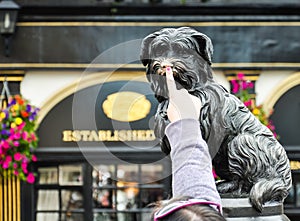 Greyfriar's bobby in edinburgh