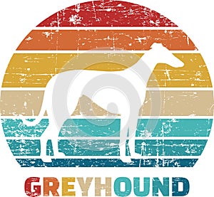 Greyhound vintage retro