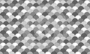 Greyscale fish scale pattern photo
