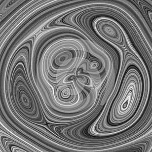 Greyscale illustration with imitation of wood radial texture