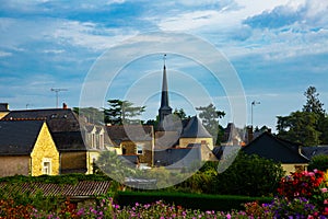 Grez-Neuville is a commune in western France, Europe photo
