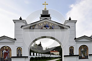 Grgeteg monastery. Serb Orthodox monastery 1717 in Grgeteg in the Fruska Gora mountains northern Serbia province of Vojvodina