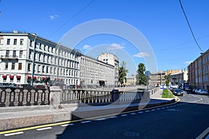 The Griboyedov canal embankment