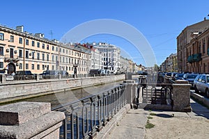 The Griboyedov canal embankment