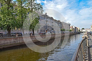 Griboyedov canal in St. Petersburg.