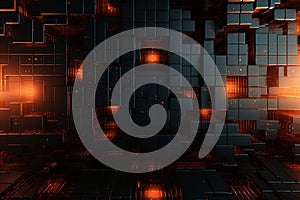 Grid-based textures with a modern and high-tech aesthetic. background