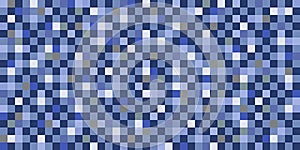 A grid of differently colored squares, creating an abstract, mosaic-like visual effect.