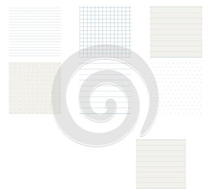 Grid empty background, square, line dot graph paper, school math sheet, grid paper sheet. Memo list, bullet journal list