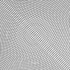 Grid, mesh of circular thin lines. Geometric texture, pattern. I