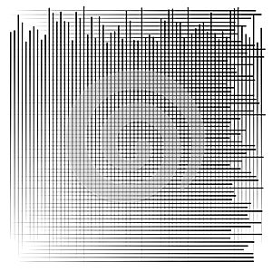Grid, mesh element. cellular, reticular grate, lattice. array of bisect, overlap lines, stripes. geometric monochrome, black and