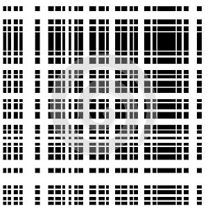 Grid, mesh of intersecting lines. Abstract monochrome background