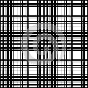 Grid, mesh of intersecting lines. Abstract monochrome background