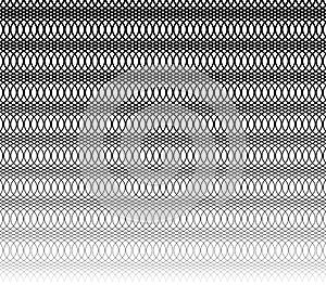 Grid, mesh monochrome abstract repeatable pattern with intersect