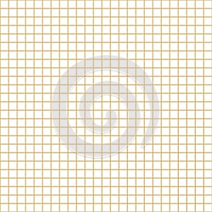 Grid paper. Abstract squared background with yellow graph. Geometric pattern for school, wallpaper, textures, notebook.